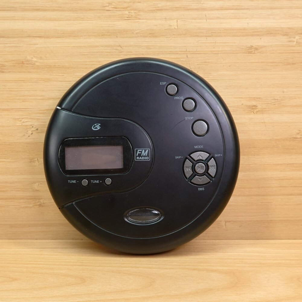 GPX PC332B Portable CD Player with FM Radio & Anti-Skip Protection – Tested